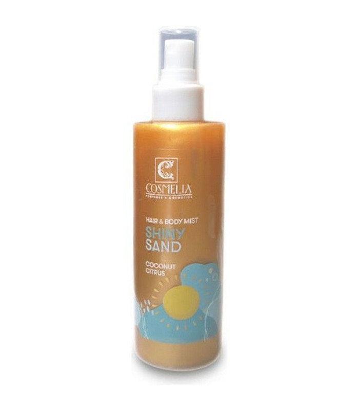 COSMELIA HAIR  BODY MIST  Shiny Sand με Καρύδα, Κίτρο και Shimmer 200ml