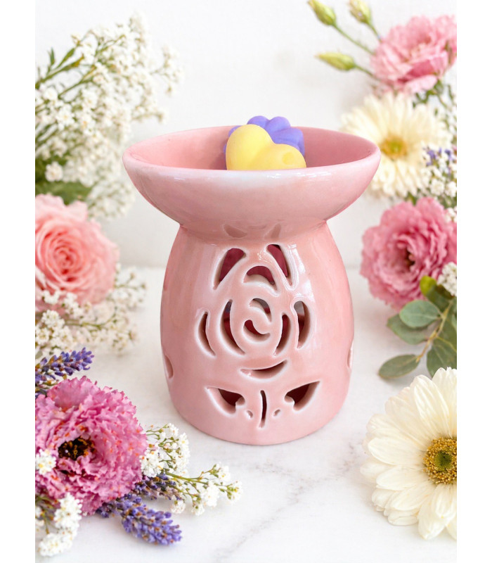 Ροζ κεραμικός Αρωματιστής  