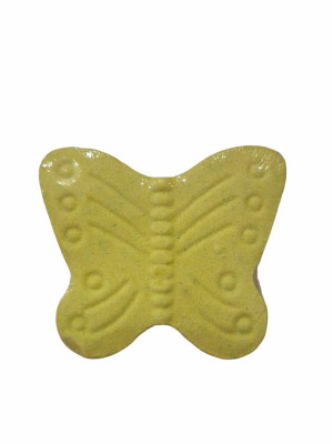 Butterfly bath fizzer light green