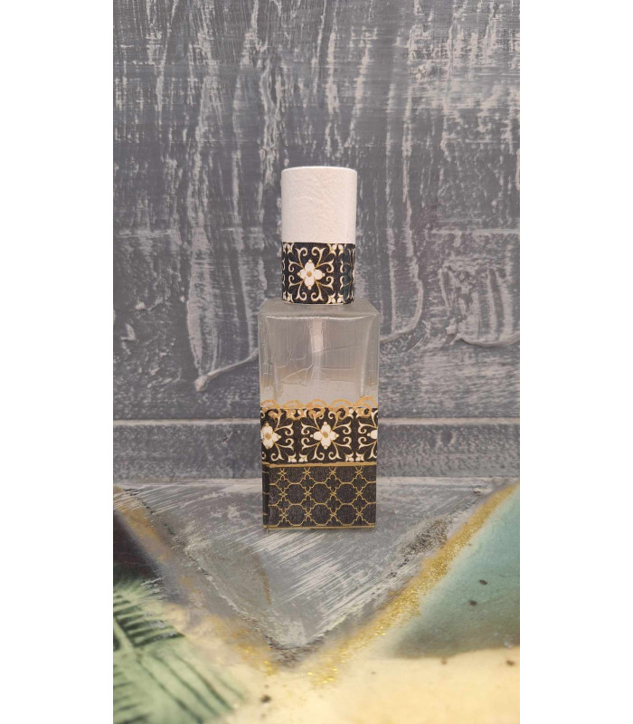 ΧΕΙΡΟΠΟΙΗΤΟ ΜΠΟΥΚΑΛΙ ΑΡΩΜΑΤΟΣ ΜΕ ΤΕΧΝΙΚΗ ΝΤΕΚΟΥΠΑΖ BLACK 50ml