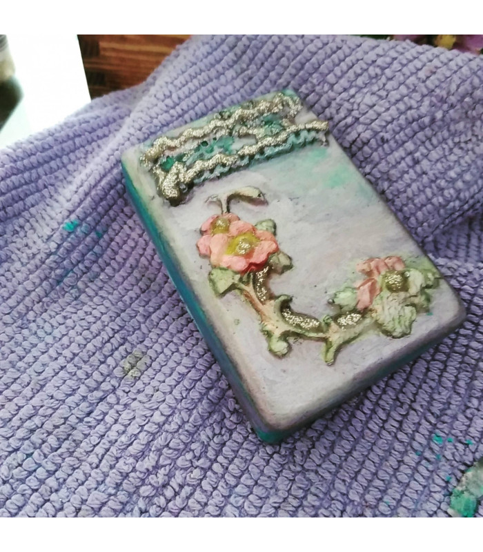 Χειροποίητο διακοσμητικό σαπουνάκι με λουλούδι