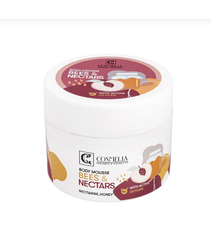 Bees & Nectars Body Mousse Nectarine Honey Cosmelia 200ml