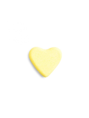 Heart Bath Fizzer Yellow