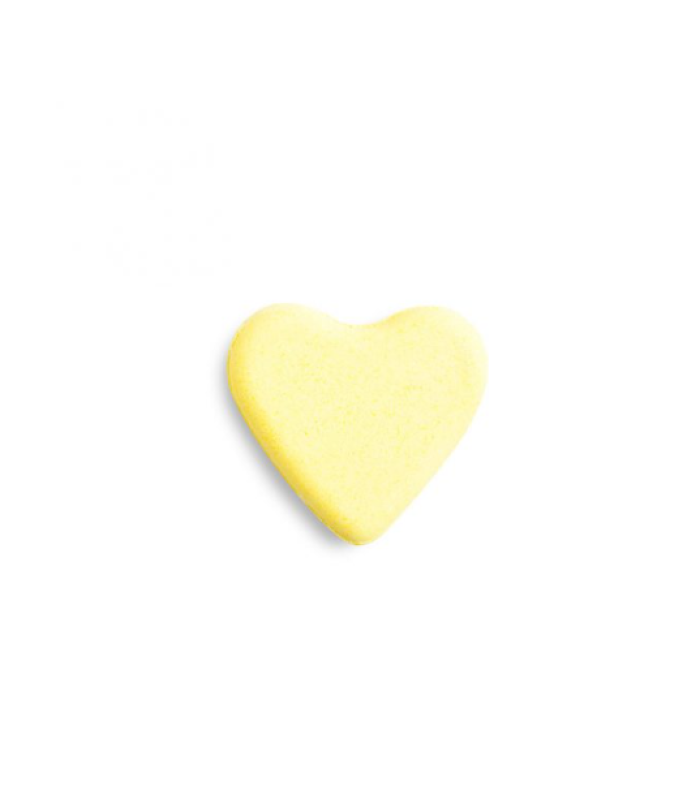 Heart Bath Fizzer Yellow