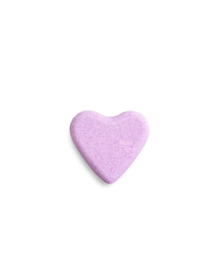 Heart Bath Fizzer Purple
