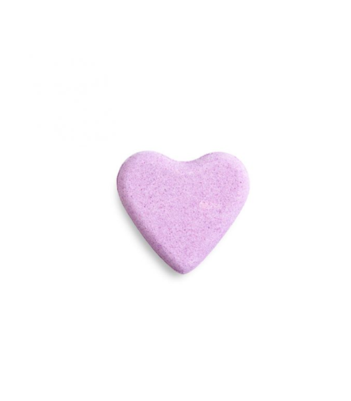 Heart Bath Fizzer Purple