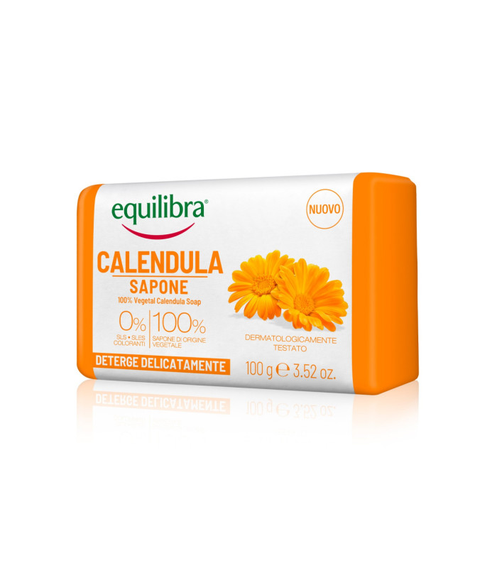 EQUILIBRA 100% ΦΥΤΙΚΟ ΣΑΠΟΥΝΙ ΜΕ ΚΑΛΕΝΤΟΥΛΑ & ΕΛΑΙΟΛΑΔΟ 100gr