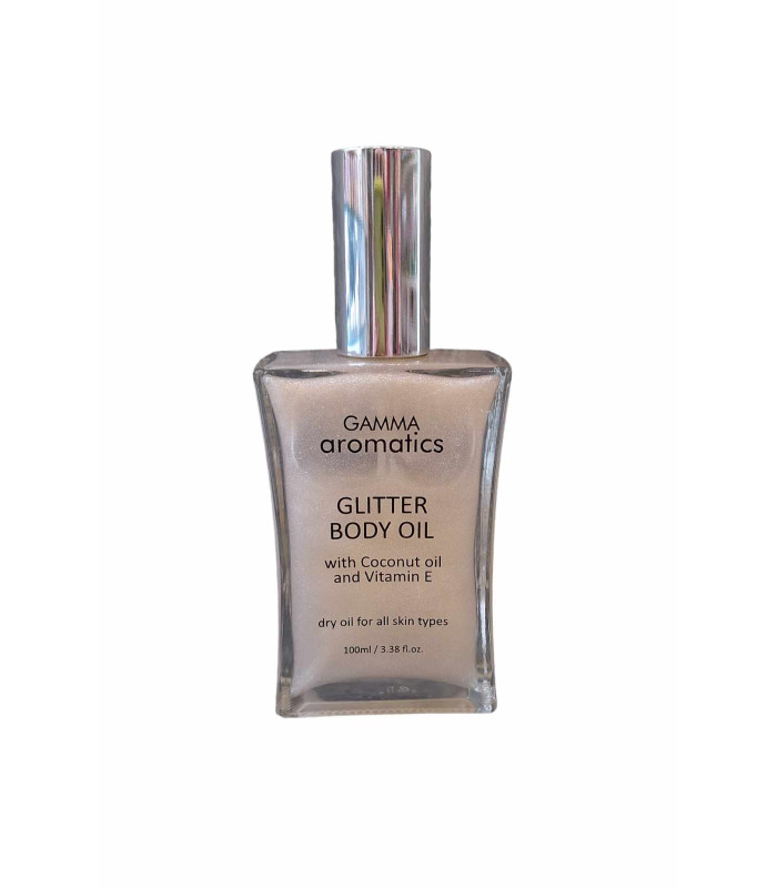 Glitter Body Oil Λευκό 100ml