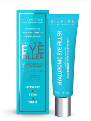 Hyaluronic Eye Filler Ultra Plumping Treatment with UVA+UVB Filters 30ml BIOVENE