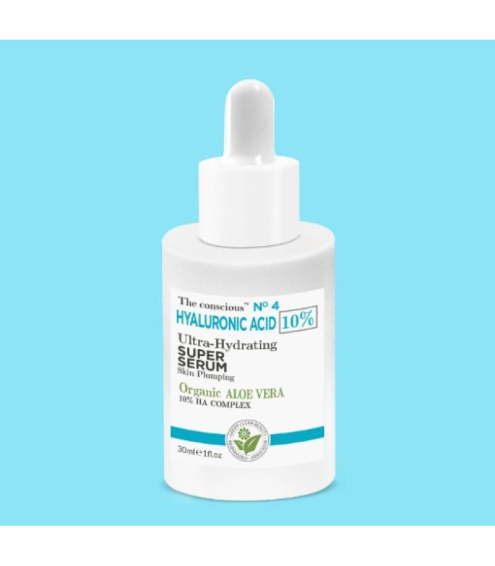 ULTRA HYDRATING SUPER SERUM N.4 HYALURONIC ACID ORGANIC ALOE VERA BIOVENE 30ML