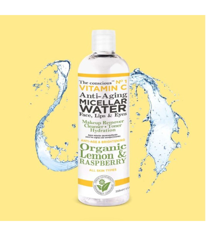 Anti-Aging Micellar Water Vitamin C N.1 Organic Lemon & Raspberry 150ml BIOVENE