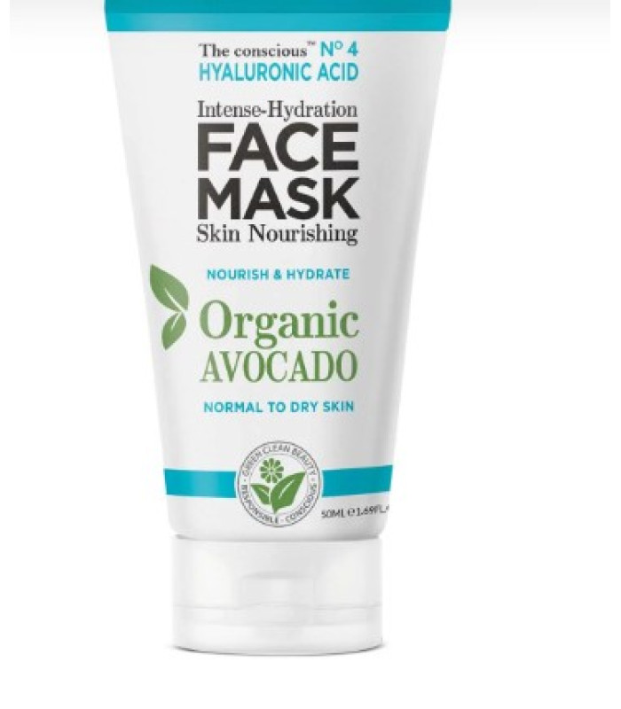 FACE MASK HYALURONIC ACID SKIN NOURISHING N.4 ORGANIC AVOCADO 50ml BIOVENE